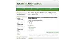 Desktop Screenshot of futuradom.mikrowitryna.pl