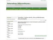 Tablet Screenshot of futuradom.mikrowitryna.pl