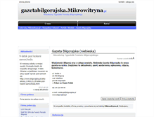 Tablet Screenshot of gazetabilgorajska.mikrowitryna.pl