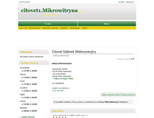 Tablet Screenshot of citovet1.mikrowitryna.pl