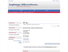 Tablet Screenshot of kuplampy.mikrowitryna.pl