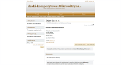 Desktop Screenshot of deski-kompozytowe.mikrowitryna.pl