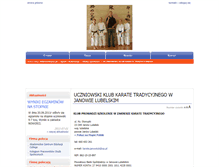 Tablet Screenshot of karate-janowlubelski.mikrowitryna.pl