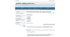 Desktop Screenshot of poltax.mikrowitryna.pl