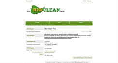 Desktop Screenshot of bio-clean.mikrowitryna.pl
