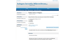 Desktop Screenshot of kolagen-inventia.mikrowitryna.pl