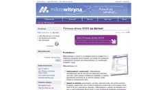 Desktop Screenshot of mikrowitryna.pl