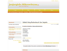 Tablet Screenshot of janjargielo.mikrowitryna.pl