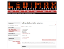 Tablet Screenshot of ledimax.mikrowitryna.pl