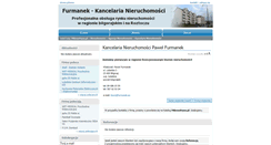 Desktop Screenshot of nieruchomosci-furmanek.mikrowitryna.pl