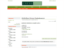 Tablet Screenshot of causaswiecie.mikrowitryna.pl