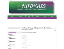 Tablet Screenshot of eurokasa.mikrowitryna.pl