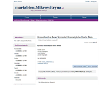 Tablet Screenshot of martabien.mikrowitryna.pl