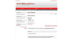 Desktop Screenshot of femi.mikrowitryna.pl